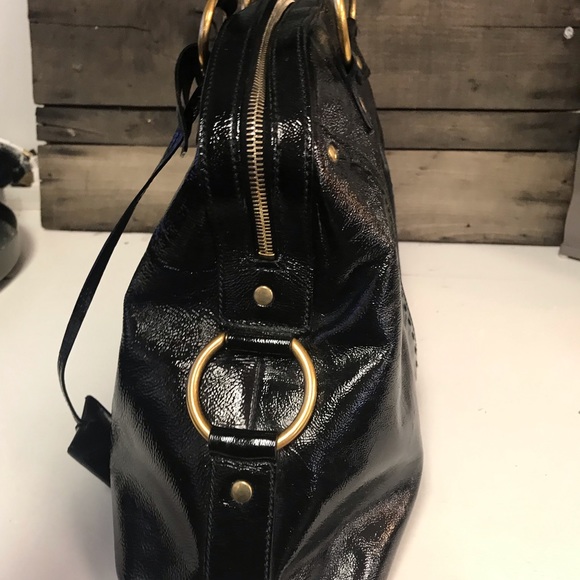 Black patent leather Yves Saint LaurentYSL Handbag - Picture 4 of 8